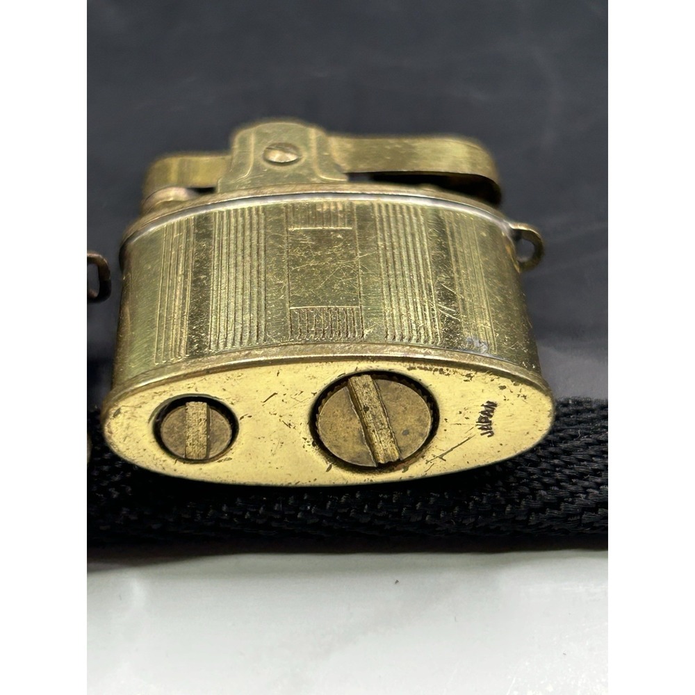 Miniature Brass Lighter Lot (2) Japan Penguin Automatic Lighter + SMC Art Deco - Picture 8 of 9